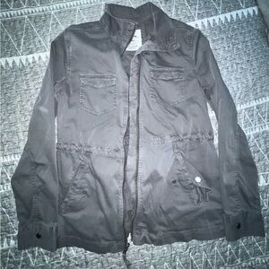 Gray Bomber Jacket